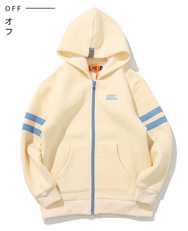 クリフメイヤー[公式] あたたか袖ラインパーカー KIDS J2527836
