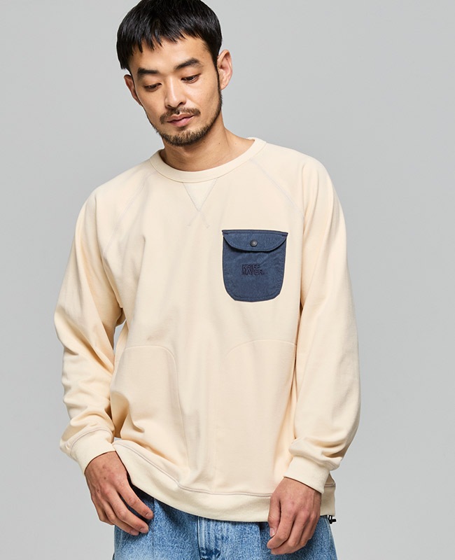 クリフメイヤー[公式] もちのびドロストスウェットT MENS 2615604