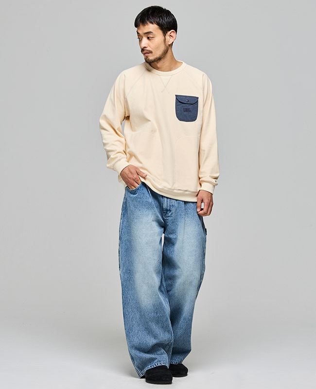 クリフメイヤー[公式] もちのびドロストスウェットT MENS 2615604