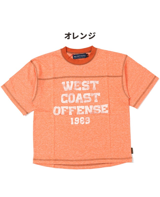 クリフメイヤー[公式] カラー杢ステッチ半袖Tシャツ KIDS 2357207K