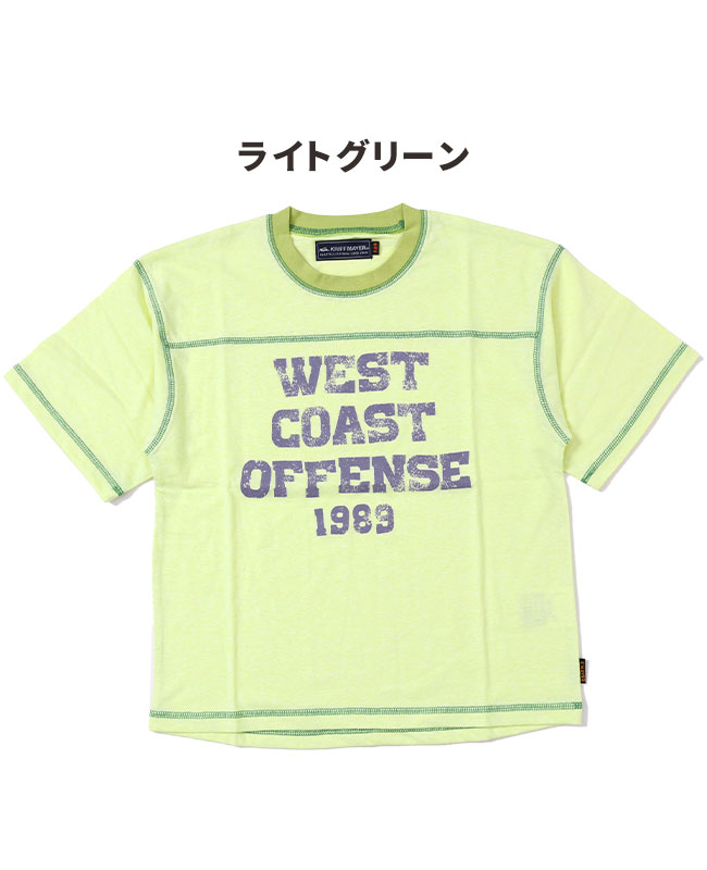 クリフメイヤー[公式] カラー杢ステッチ半袖Tシャツ KIDS 2357207K