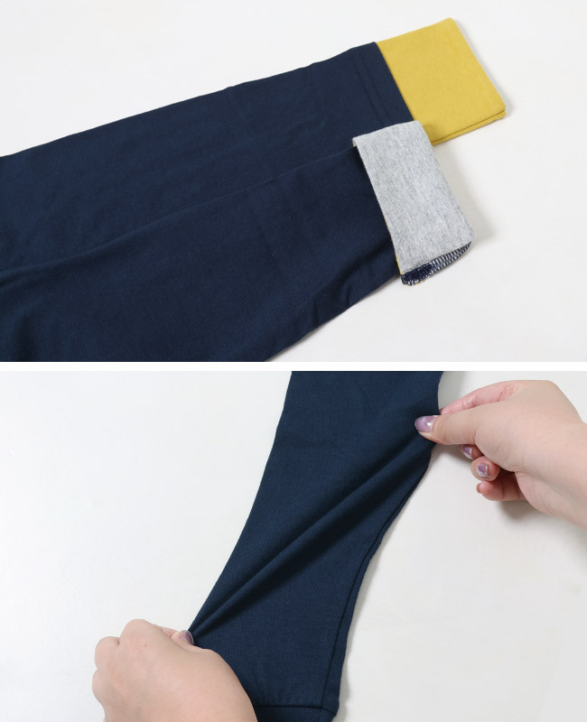 クリフメイヤー[公式] 袖ペロ切替T KIDS 2417211K