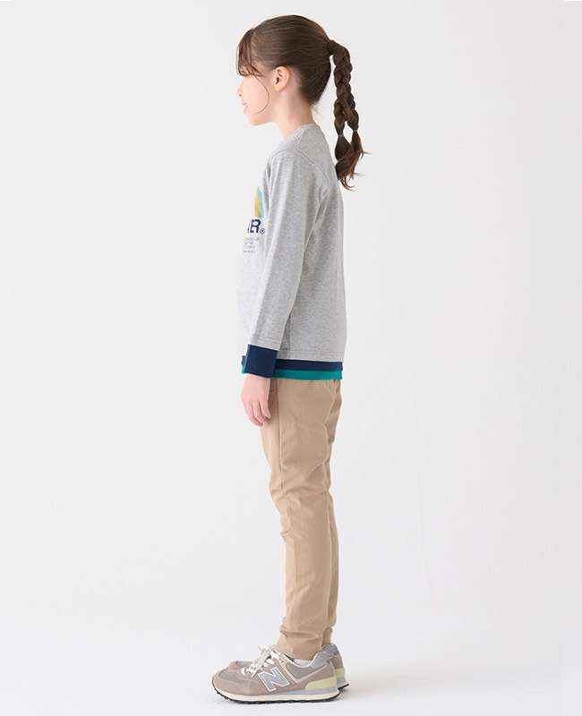 クリフメイヤー[公式] 袖ペロ切替T KIDS 2417211K