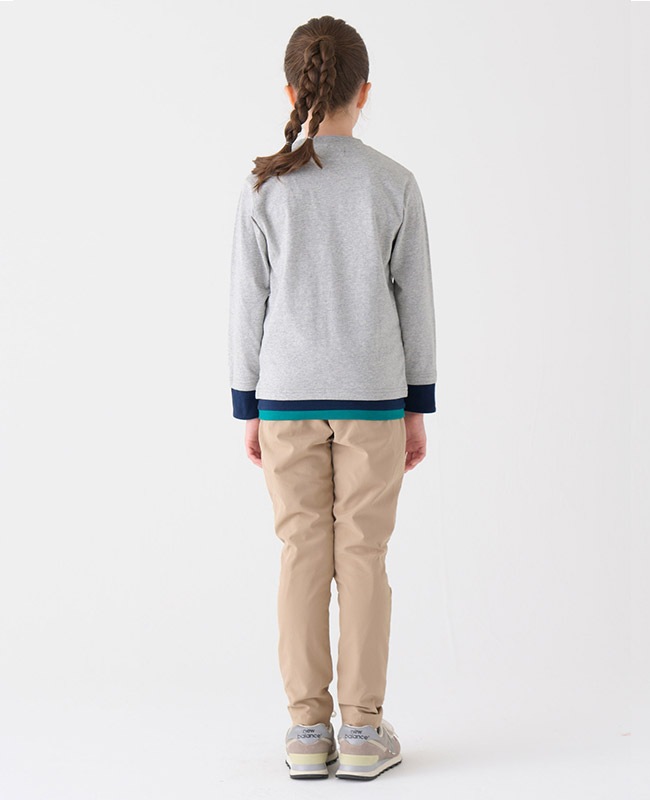 クリフメイヤー[公式] 袖ペロ切替T KIDS 2417211K