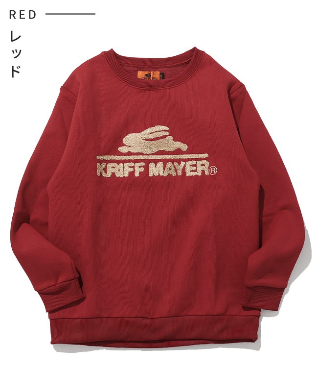 クリフメイヤー[公式] サガラ刺繍裏起毛クルー(ロゴ) KIDS J2527830