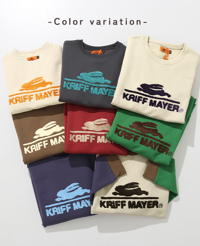 クリフメイヤー[公式] サガラ刺繍裏起毛クルー(ロゴ) KIDS J2527830