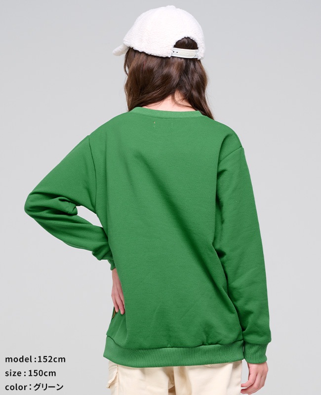 クリフメイヤー[公式] サガラ刺繍裏起毛クルー(ロゴ) KIDS J2527830