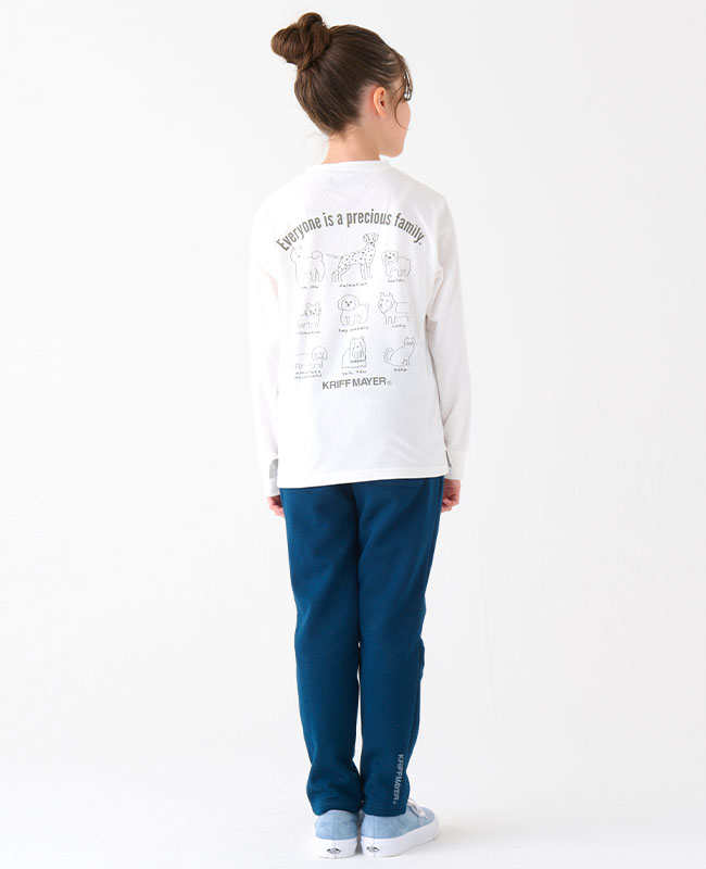 クリフメイヤー[公式] ぬくテクロンT（ほぼ犬） KIDS 2417854K