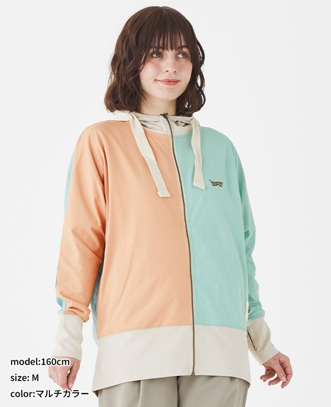 クリフメイヤー[公式] UVカットドルマンパーカー LADYS W2447827