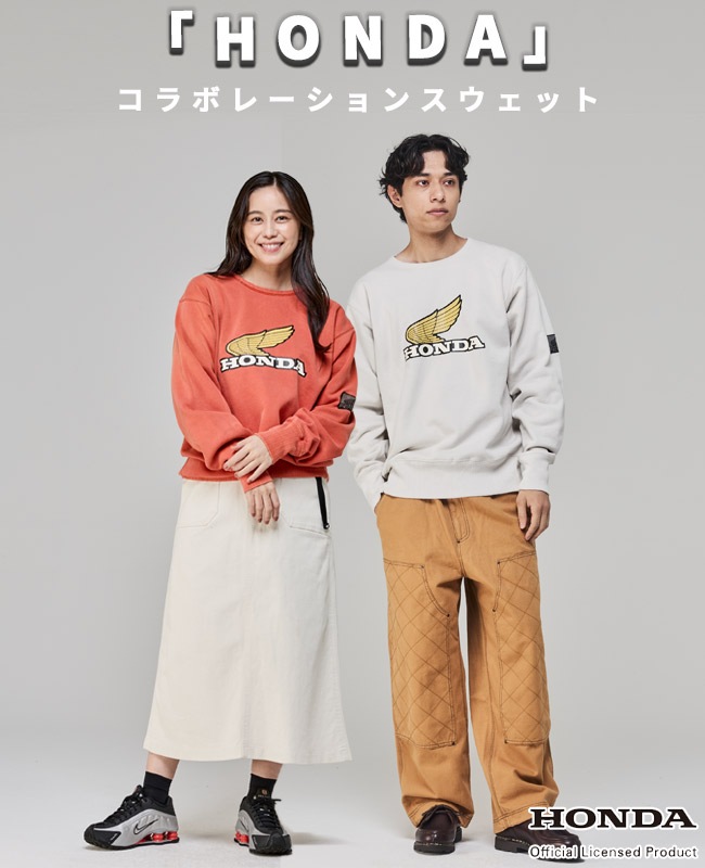 クリフメイヤー[公式] HONDAコラボクルー(WING) MENS LADYS 2527204