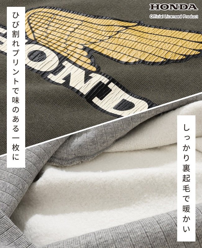クリフメイヤー[公式] HONDAコラボクルー(WING) MENS LADYS 2527204