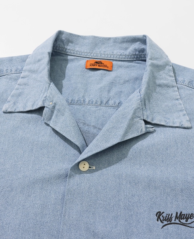 クリフメイヤー[公式] シャンブレー開襟シャツ MENS 2454000