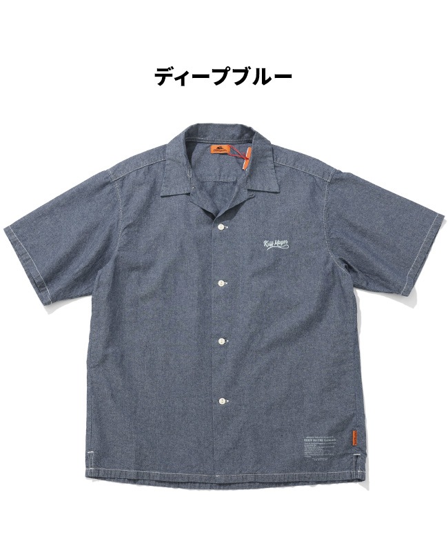 クリフメイヤー[公式] シャンブレー開襟シャツ MENS 2454000