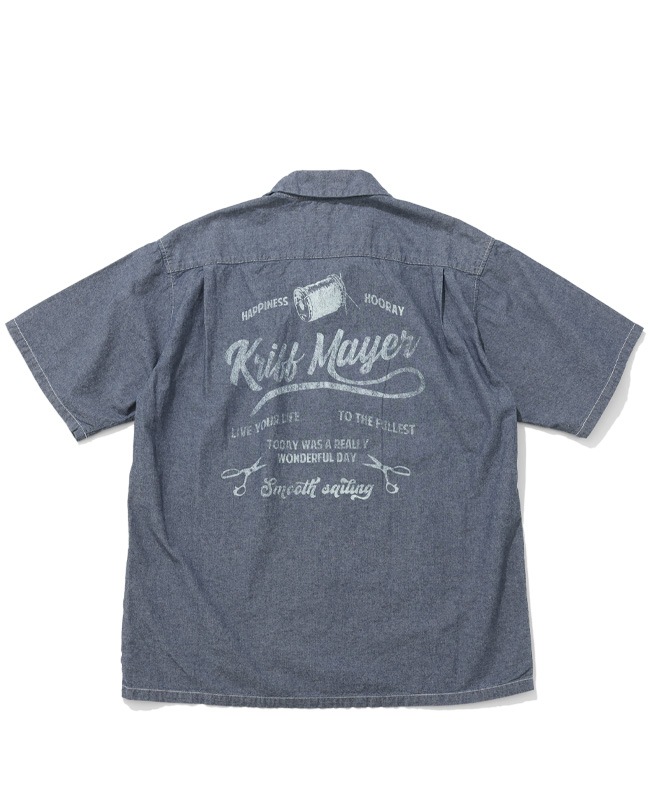 クリフメイヤー[公式] シャンブレー開襟シャツ MENS 2454000