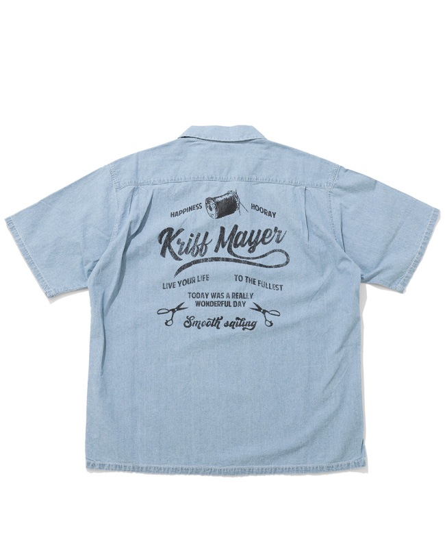 クリフメイヤー[公式] シャンブレー開襟シャツ MENS 2454000