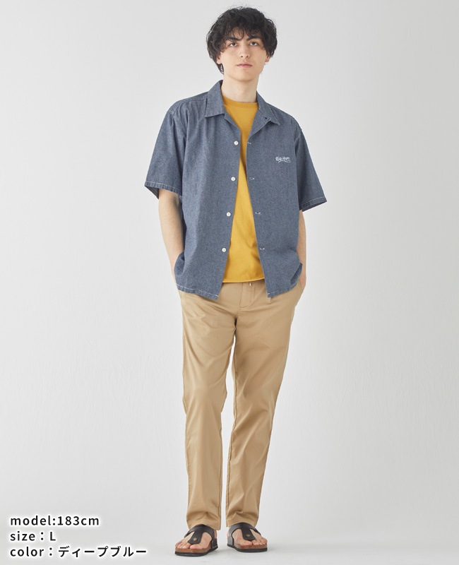 クリフメイヤー[公式] シャンブレー開襟シャツ MENS 2454000
