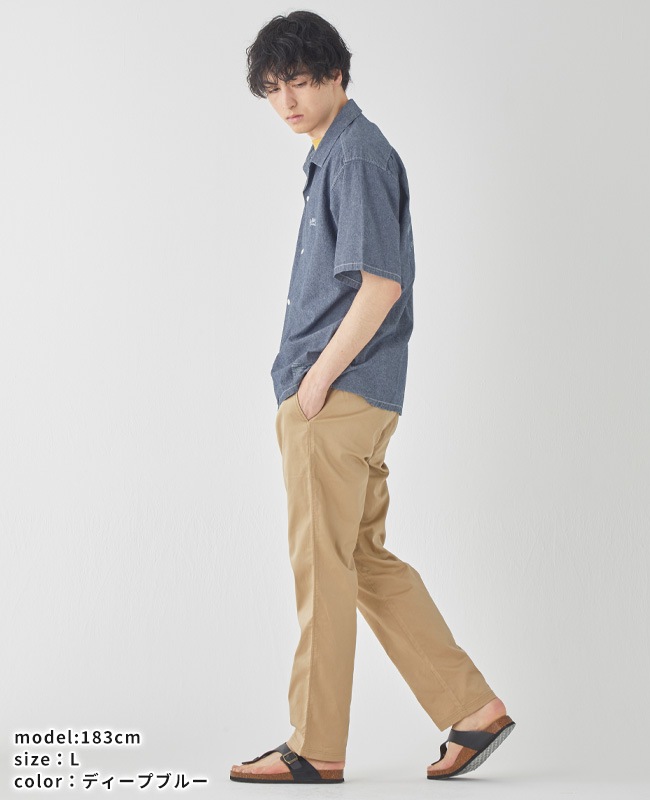 クリフメイヤー[公式] シャンブレー開襟シャツ MENS 2454000