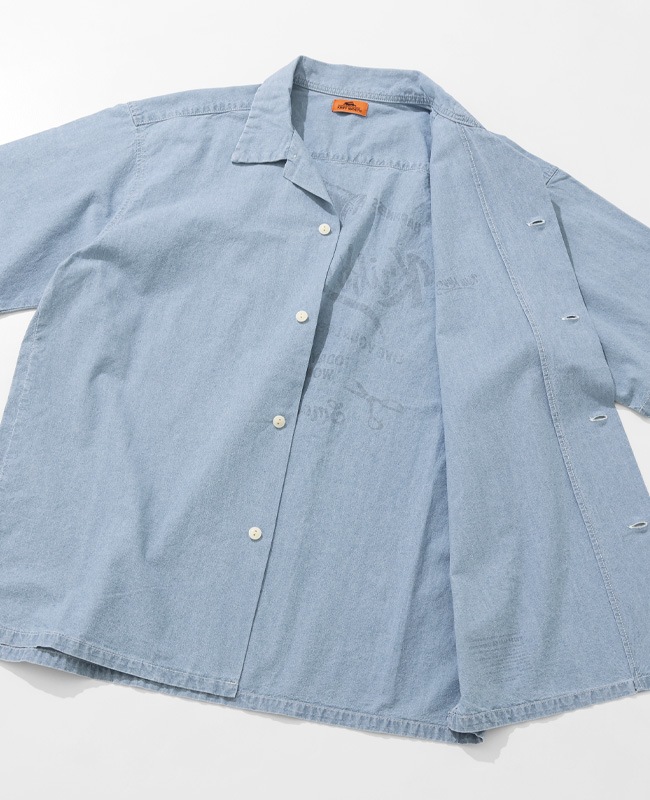 クリフメイヤー[公式] シャンブレー開襟シャツ MENS 2454000