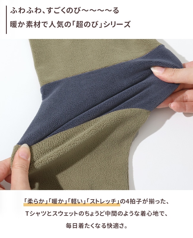 クリフメイヤー[公式] 超のび袖切替クルー KIDS J2517103