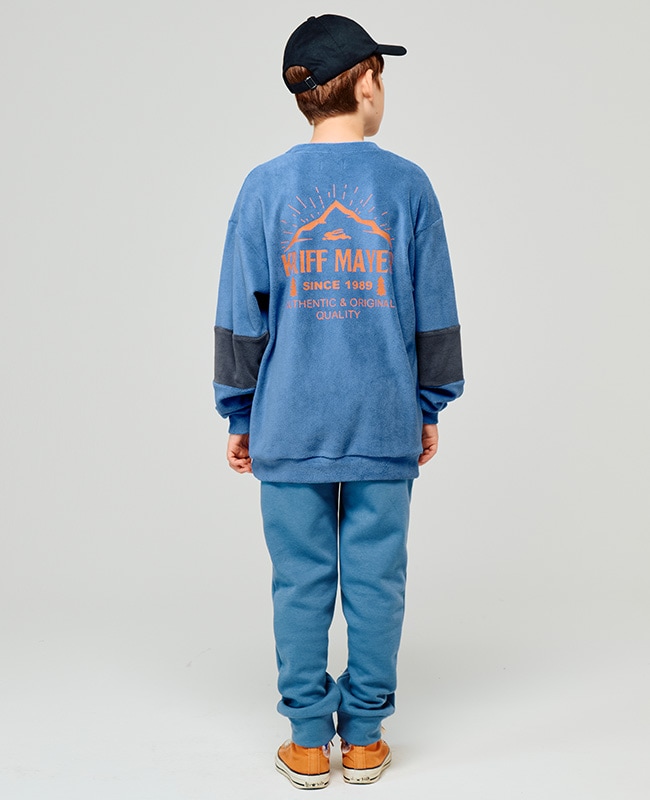 クリフメイヤー[公式] 超のび袖切替クルー KIDS J2517103