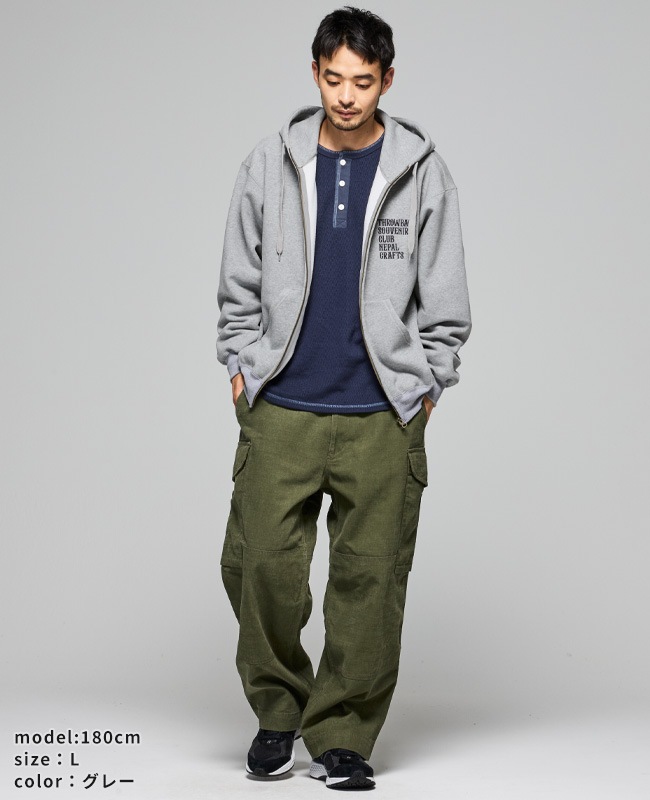 クリフメイヤー[公式] スーベニア刺繍ジップアップパーカー MENS