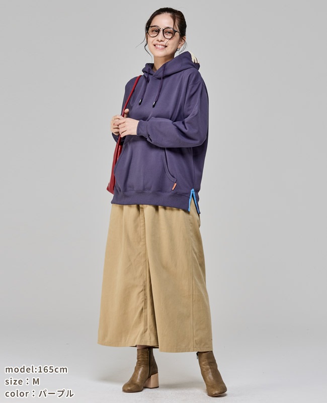 クリフメイヤー[公式] サガラ刺繍裏起毛パーカー(フードロゴ) LADYS