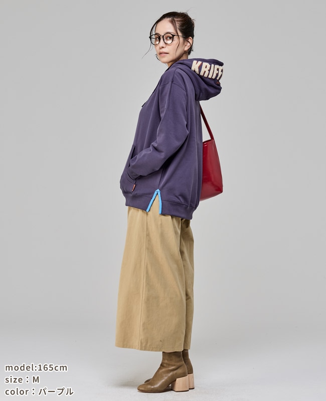 クリフメイヤー[公式] サガラ刺繍裏起毛パーカー(フードロゴ) LADYS W2527821