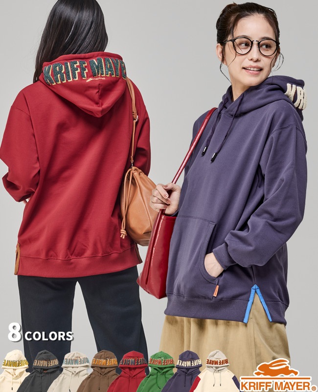 クリフメイヤー[公式] サガラ刺繍裏起毛パーカー(フードロゴ) LADYS