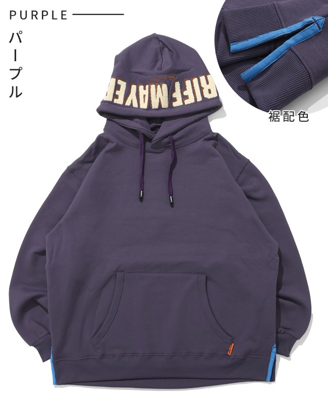 クリフメイヤー[公式] サガラ刺繍裏起毛パーカー(フードロゴ) LADYS W2527821