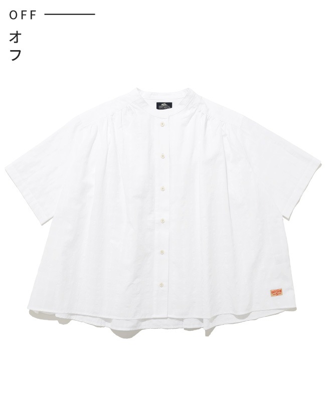 クリフメイヤー[公式] ボックスギャザー半袖シャツ LADYS W2545115
