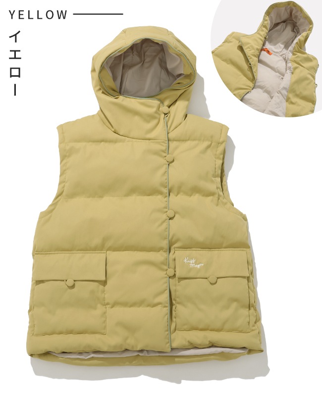 クリフメイヤー[公式] 中綿フードベスト LADYS W2517824