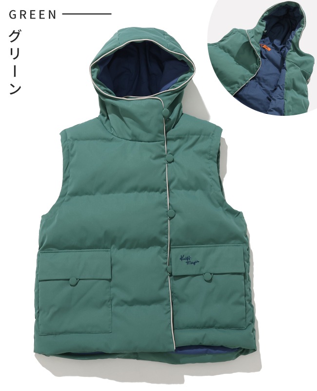 クリフメイヤー[公式] 中綿フードベスト LADYS W2517824