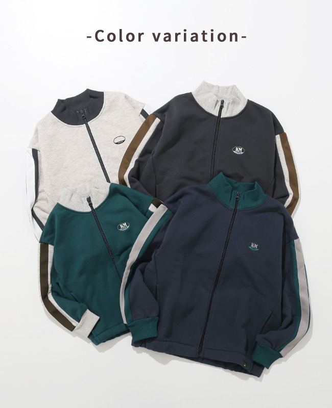 クリフメイヤー[公式] 裏毛スタンドネックジャケット KIDS J2537826