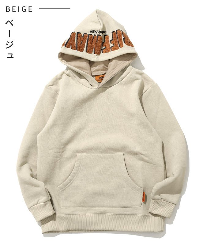 クリフメイヤー[公式] サガラ刺繍裏起毛パーカー(フードロゴ) KIDS