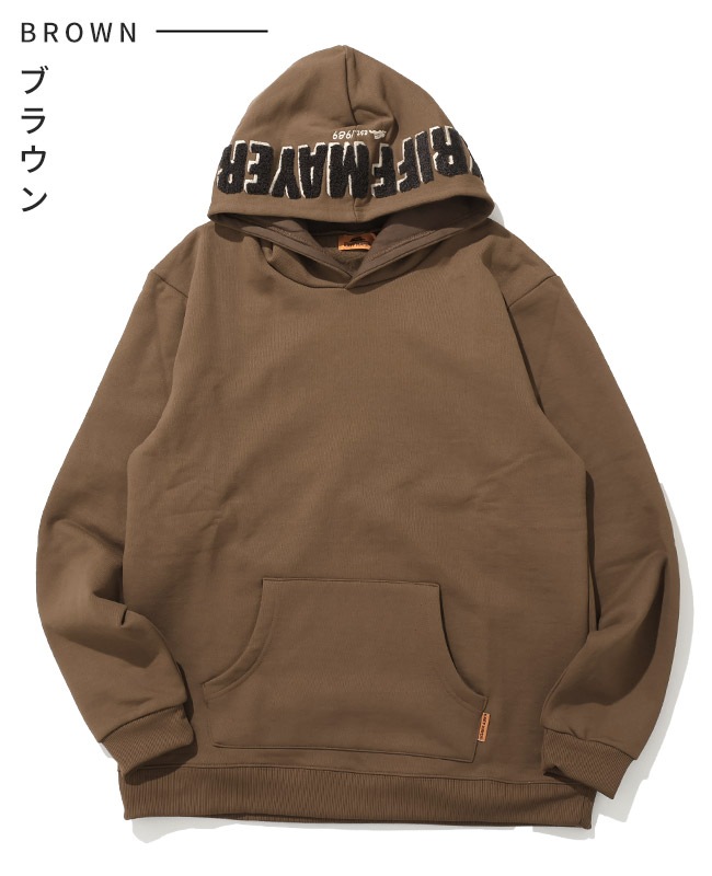 クリフメイヤー[公式] サガラ刺繍裏起毛パーカー(フードロゴ) KIDS