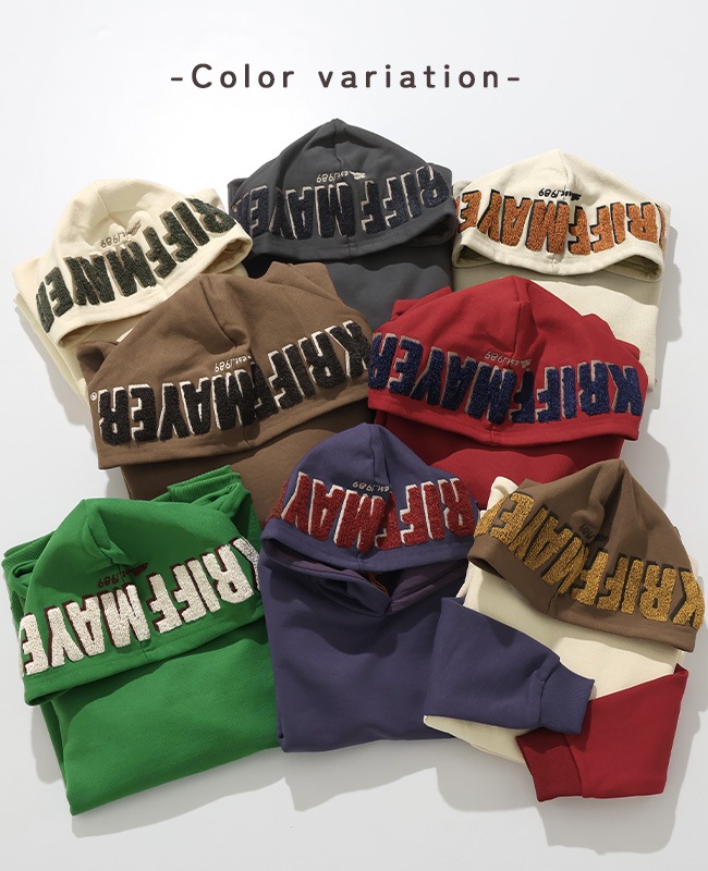 クリフメイヤー[公式] サガラ刺繍裏起毛パーカー(フードロゴ) KIDS J2527831