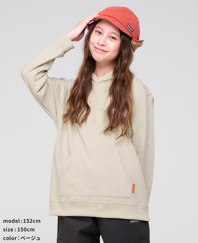 クリフメイヤー[公式] サガラ刺繍裏起毛パーカー(フードロゴ) KIDS J2527831