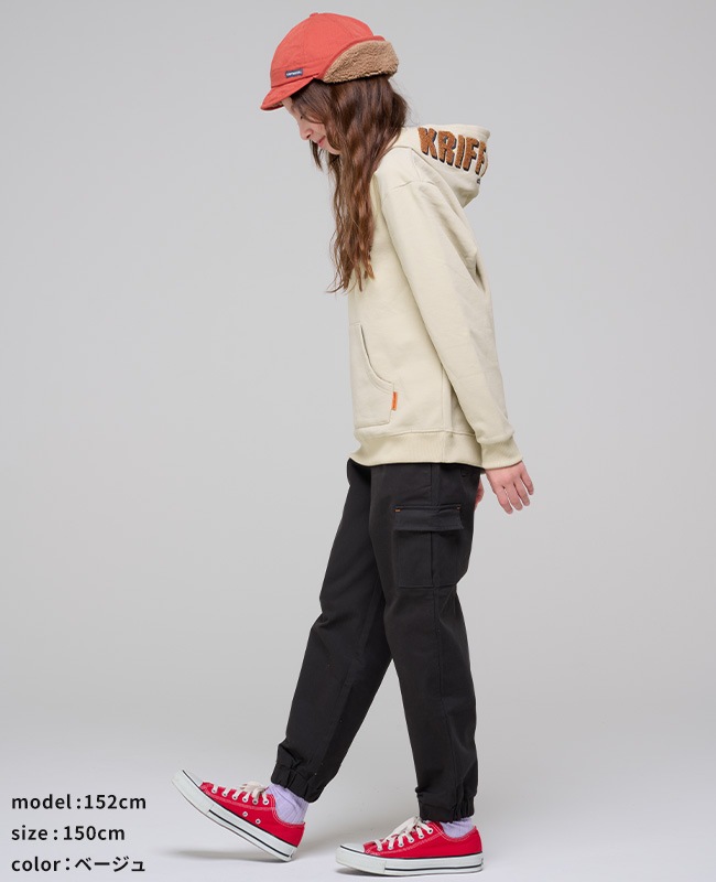 クリフメイヤー[公式] サガラ刺繍裏起毛パーカー(フードロゴ) KIDS J2527831