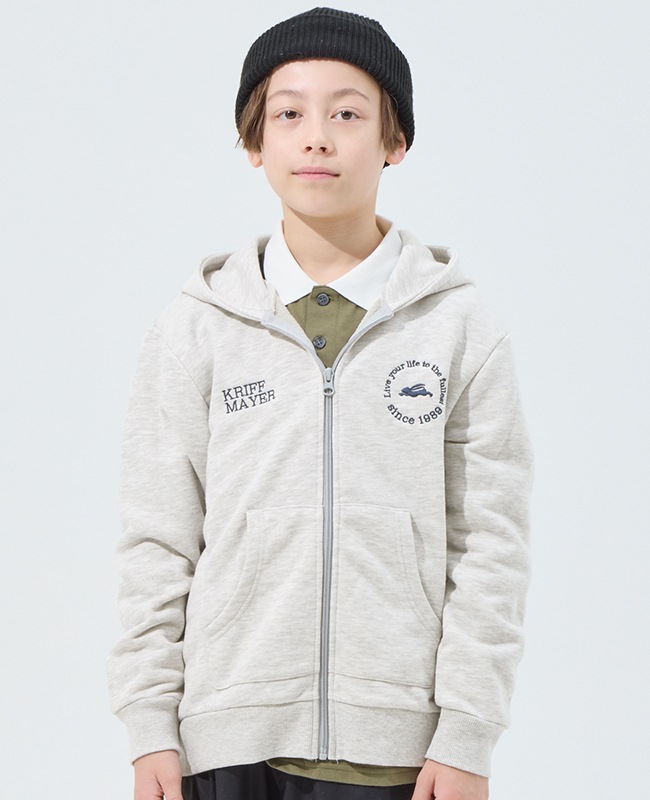 クリフメイヤー[公式] 裏毛ジップアップパーカー KIDS J2537827