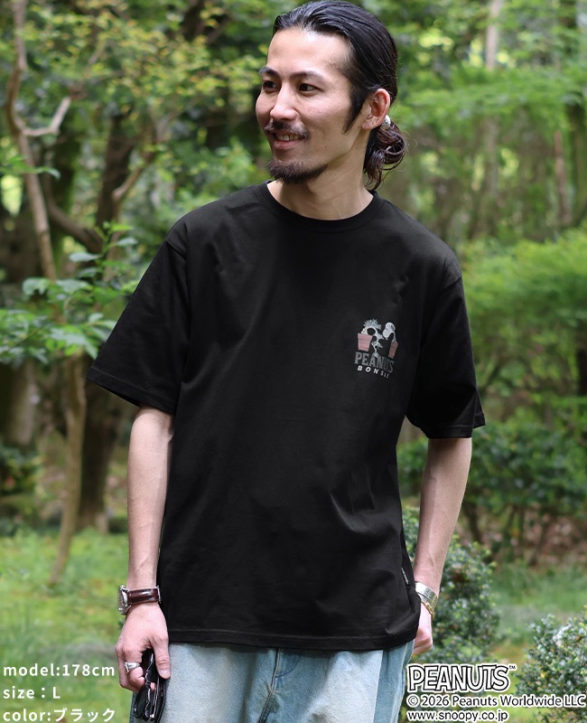 クリフメイヤー[公式] スヌーピー刺繍T(盆栽) MENS 2627800