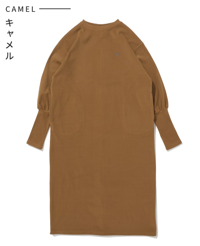 古布　貼り貼りちくちく　ストレスフリー　2ウェイ　襤褸ワンピース＆チュニック クリフメイヤー[公式] もちのびワンピース LADYS W2615607 | LADYS