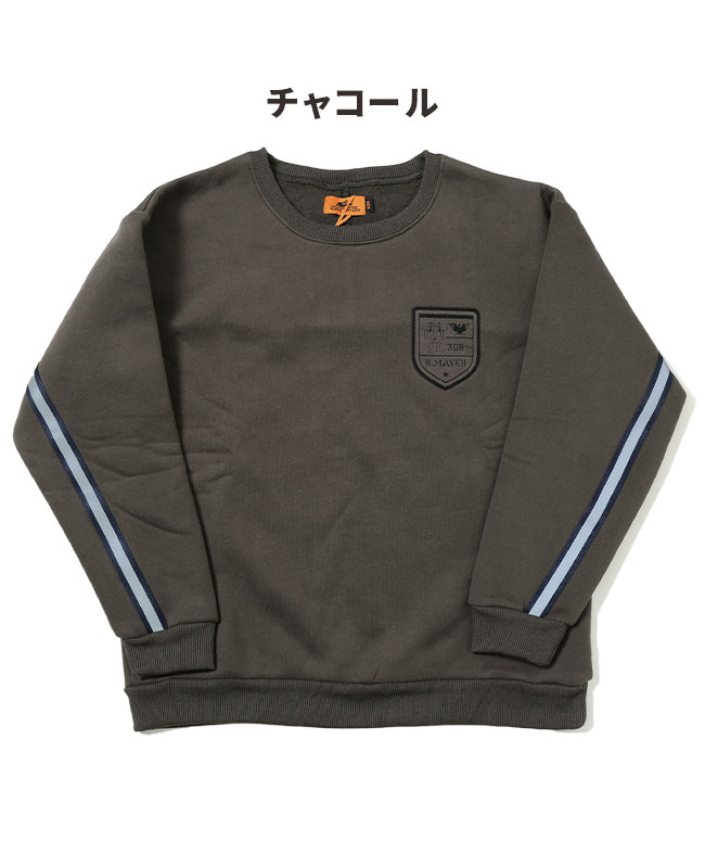 クリフメイヤー[公式] あたたかワッペンクルー KIDS 2427830K