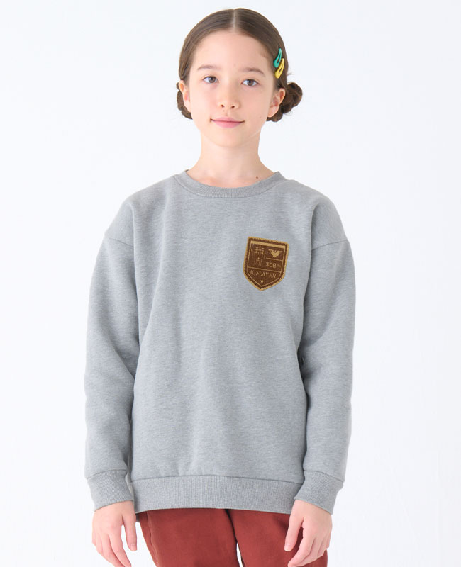 クリフメイヤー[公式] あたたかワッペンクルー KIDS 2427830K