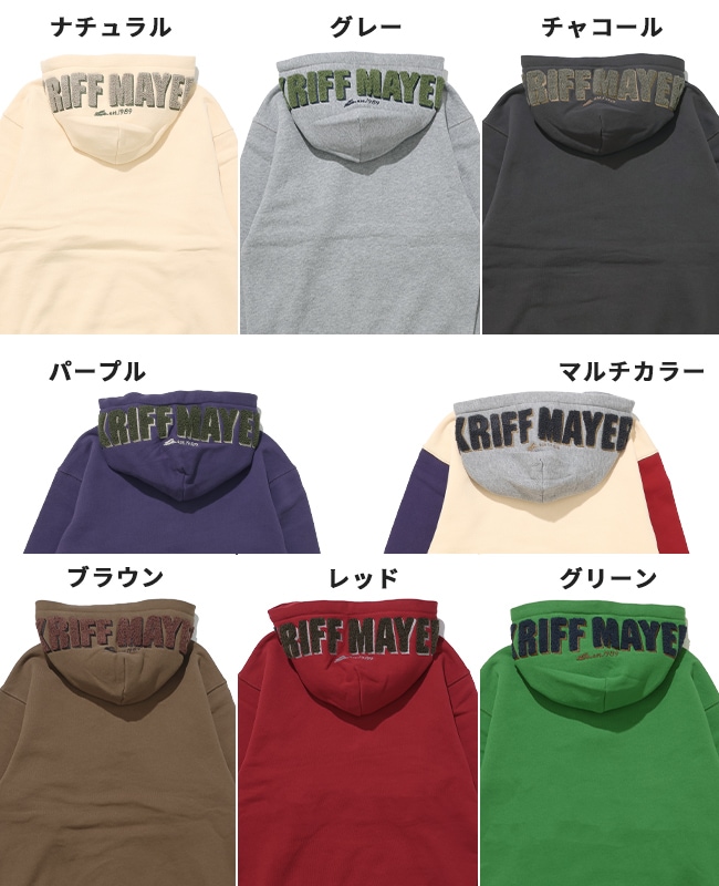 クリフメイヤー[公式] サガラ刺繍裏起毛パーカー(フードロゴ) 2523107