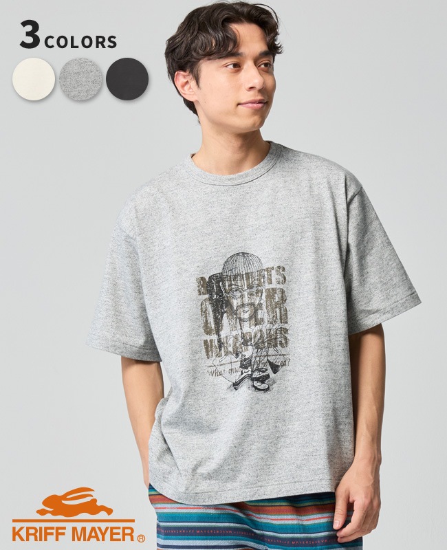 クリフメイヤー[公式] やわらかヘビー天竺T(OVER) MENS 2545108