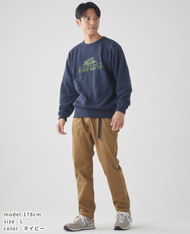 クリフメイヤー[公式] 裏起毛クルー(サガラロゴ) MENS 2423102