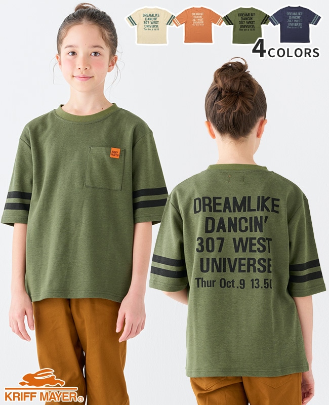 クリフメイヤー[公式] カラッと五分袖T(袖ライン) KIDS J2437835