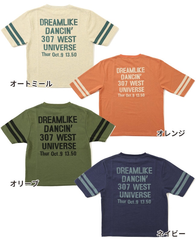 クリフメイヤー[公式] カラッと五分袖T(袖ライン) KIDS J2437835