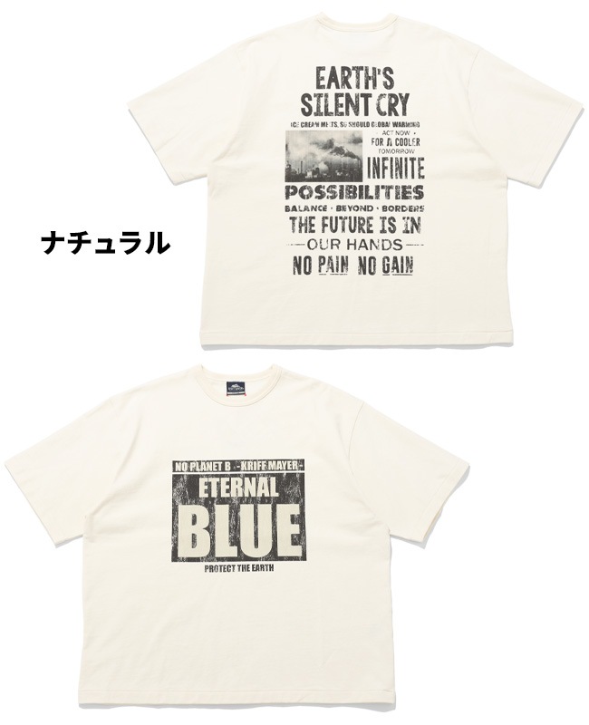 クリフメイヤー[公式] やわらかヘビー天竺T(BLUE) MENS 2545142