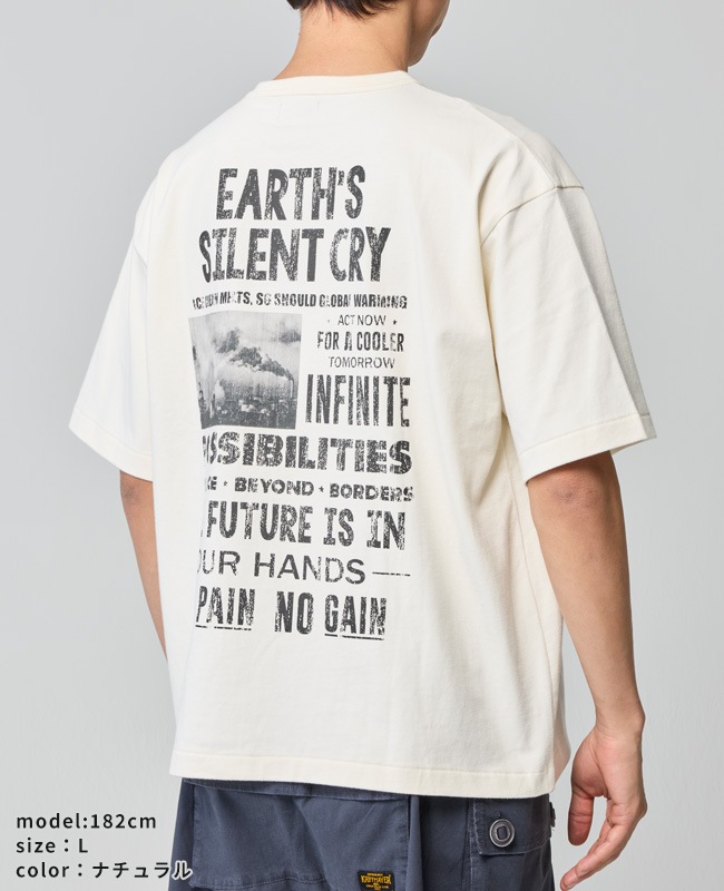 クリフメイヤー[公式] やわらかヘビー天竺T(BLUE) MENS 2545142